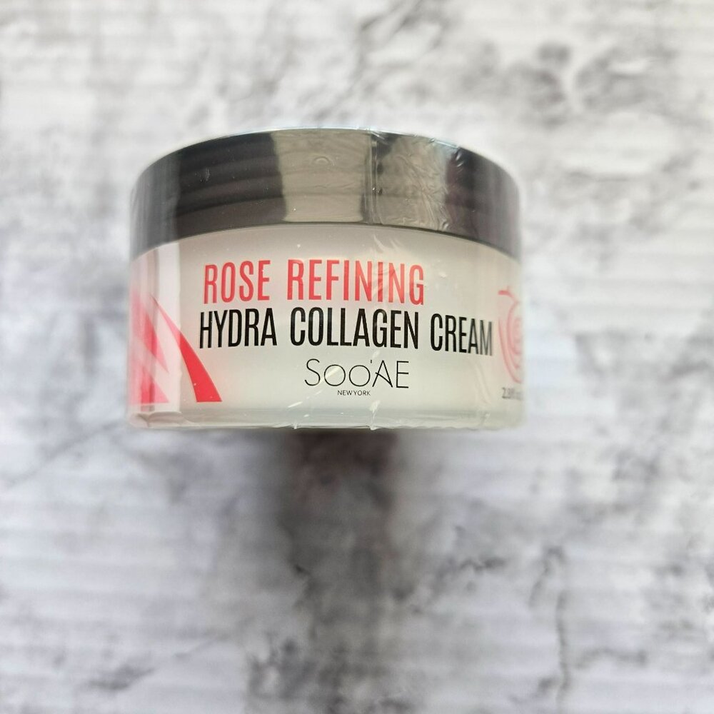 Soo'AE Rose Refining Hydra Collagen Cream 2.8 fl.oz / 80g Rose Water Face Cream
